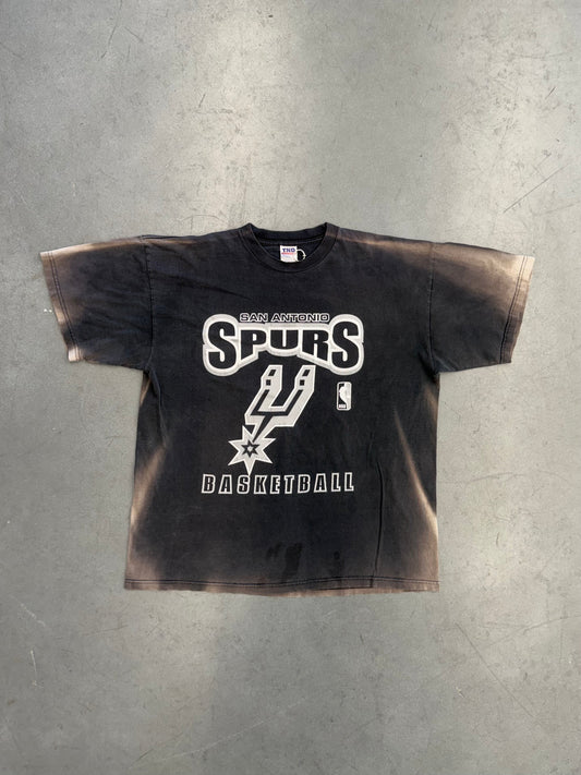 90S SAN ANTONIO SPURS BASKETBALL PLAYERS LIST TEE (TND TAG)