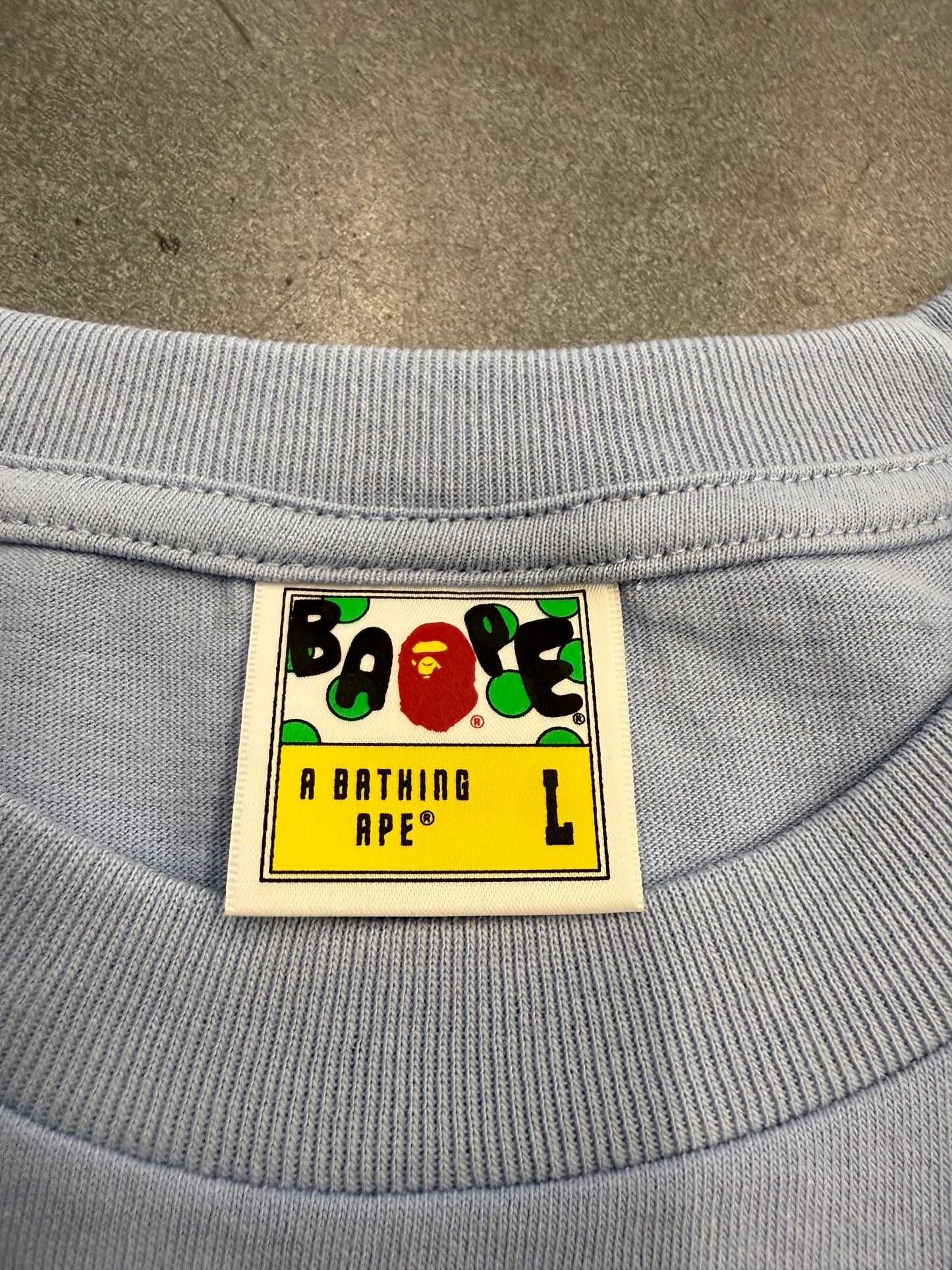 SS23 BAPE POPSICLE TEE - BLUE (L) (NEW IN BAG)