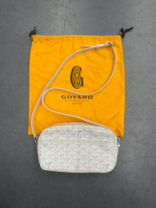 GOYARD SAC CAP VERT CROSSBODY BAG - WHITE
