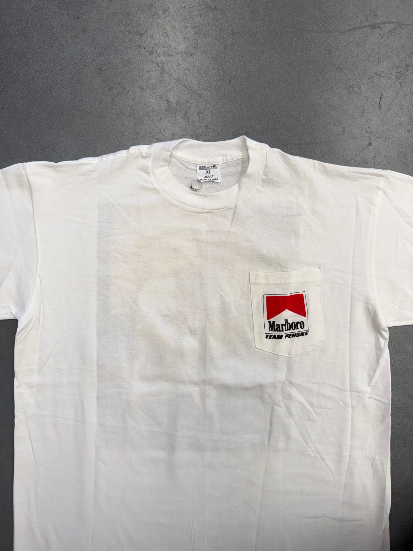 1995 MARLBORO TEAM PENSKE VANCOUVER POCKET TEE (AMERICAN BORN TAG)