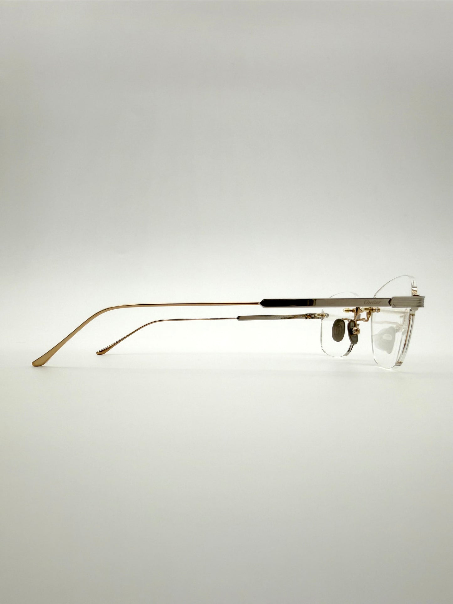 CARTIER K0WKE00270 FRAMELESS GLASSES (W/ BOX AND CASE)