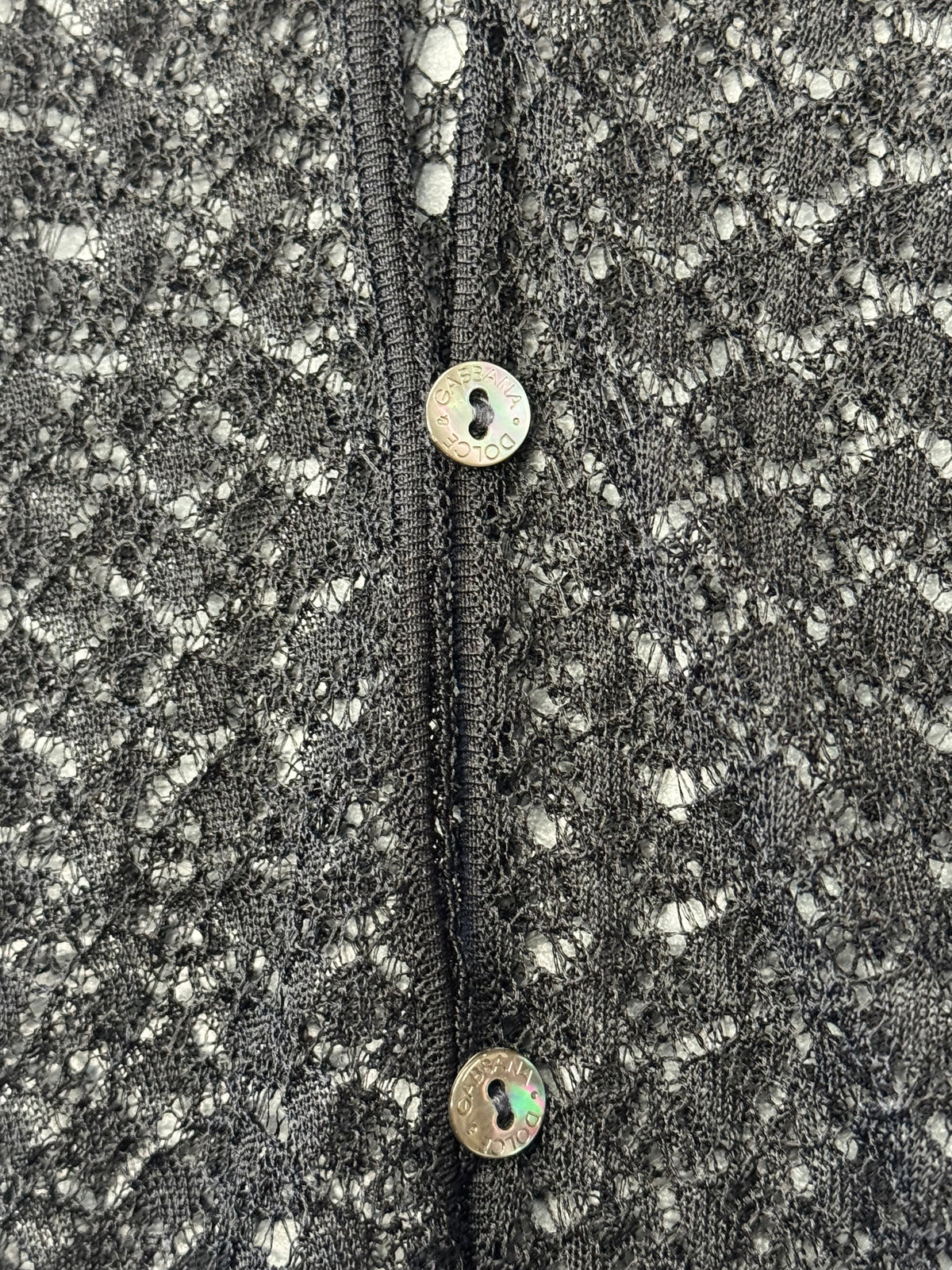 VINTAGE DOLCE & GABBANA VISCOSE LACE CARDIGAN