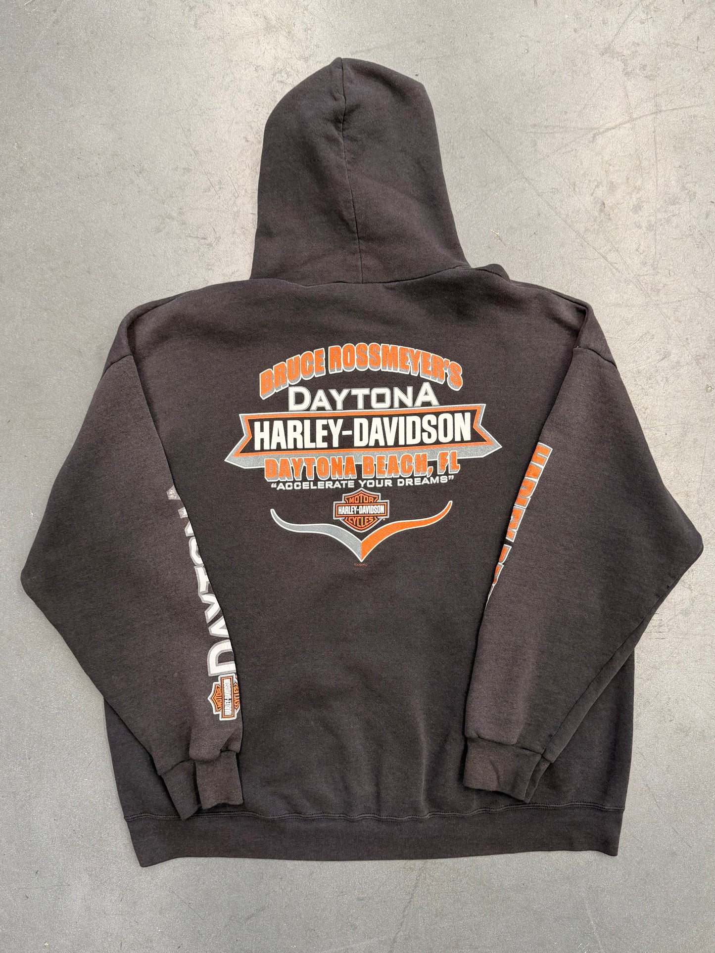 2005 HARLEY-DAVIDSON DAYTONA BRUCE ROSSMEYER'S ZIP UP HOODIE