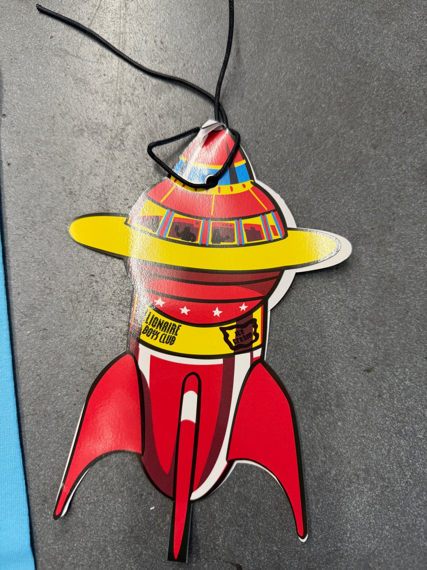 SEASON 10 BILLIONAIRE BOYS CLUB BBC PALM TREE TEE - BLUE (L) (NEW WITH TAG & BAG)