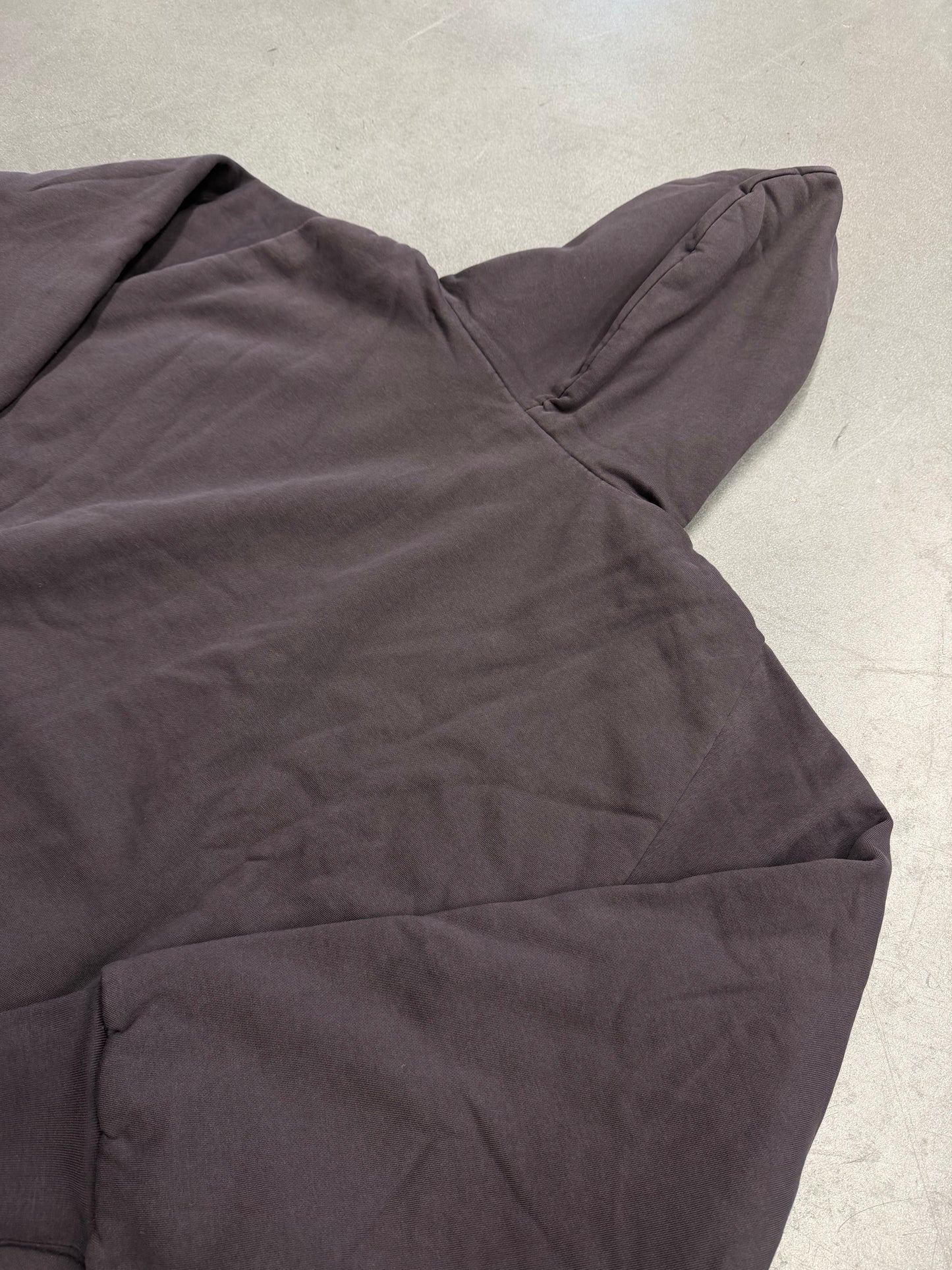 SS22 YEEZY GAP LOGO SHRUNKEN HOODIE - BLACK (2XL) (NEW)