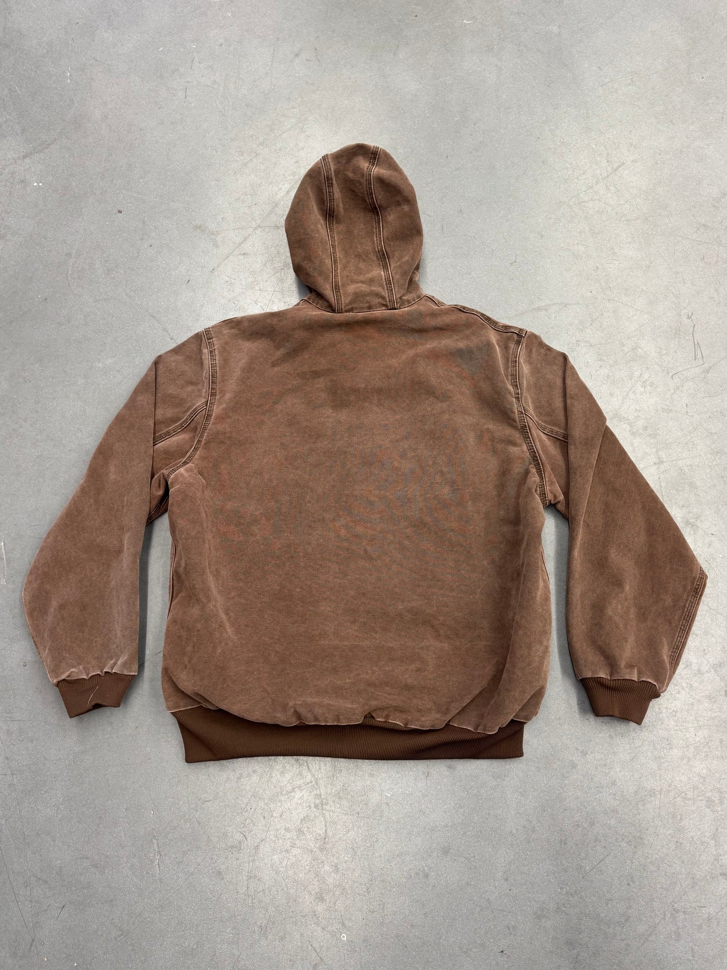 00S CARHARTT MESH-LINED CANVAS ZIP-UP WORK JACKET (J25CHT)