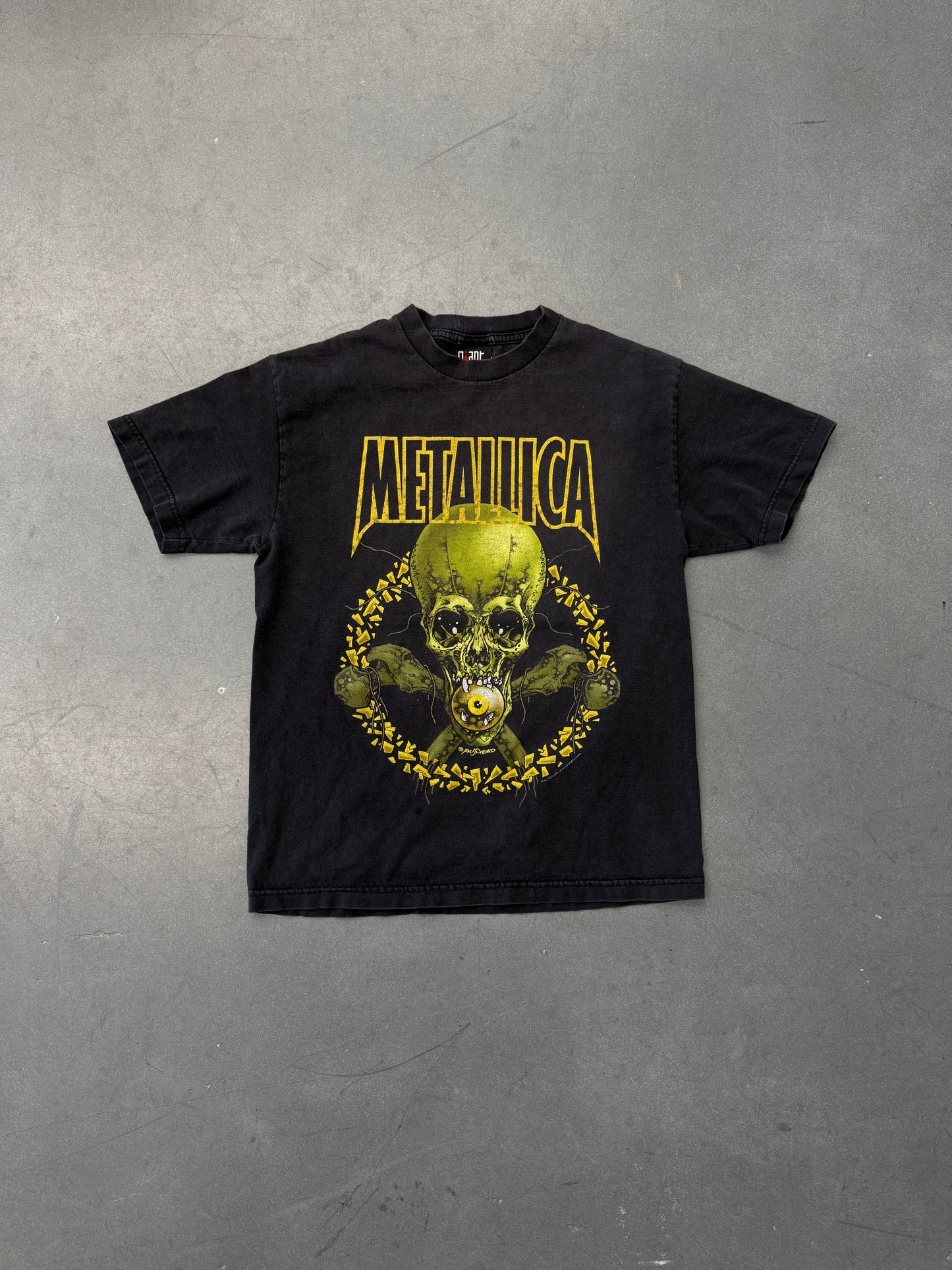 2001 METALLICA PUSHEAD NO LEAF CLOVER (GIANT TAG)