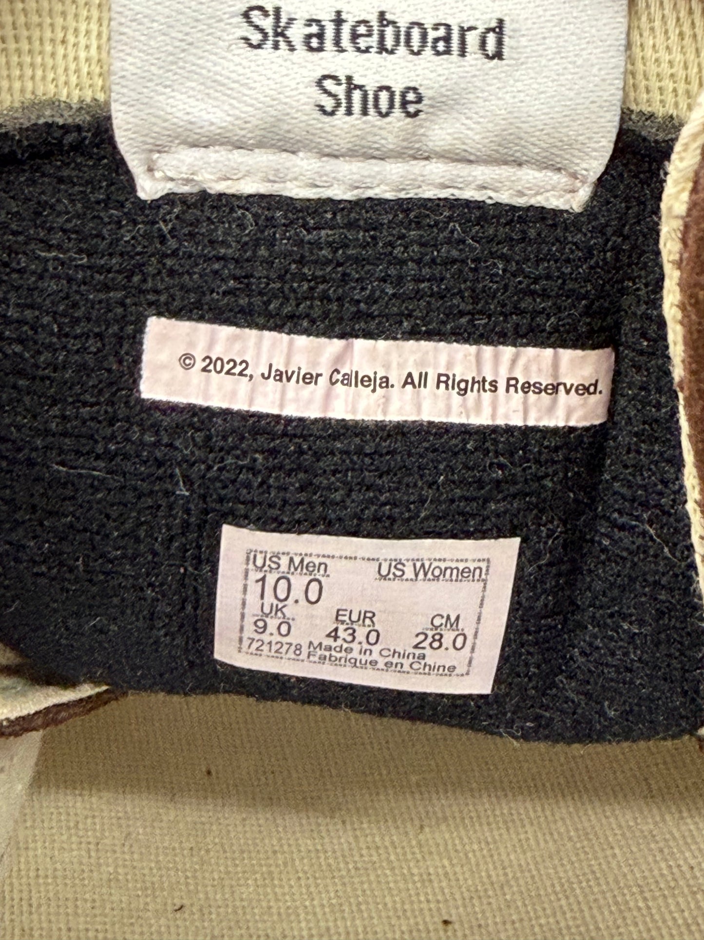 VANS VAULT OG SK8-HI LX - JAVIER CALLEJA (W/BOX)