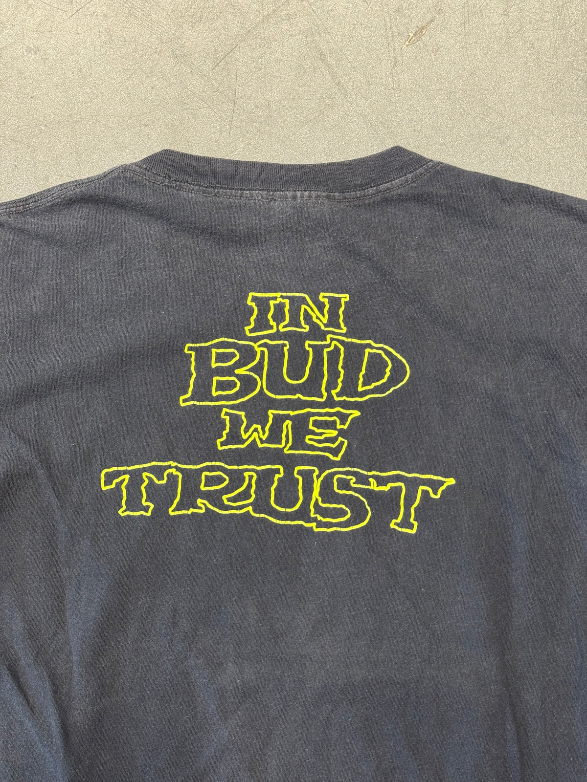 90S DR. DRE IN BUD WE TRUST PUSHEAD RAP TEE (GEM TAG)