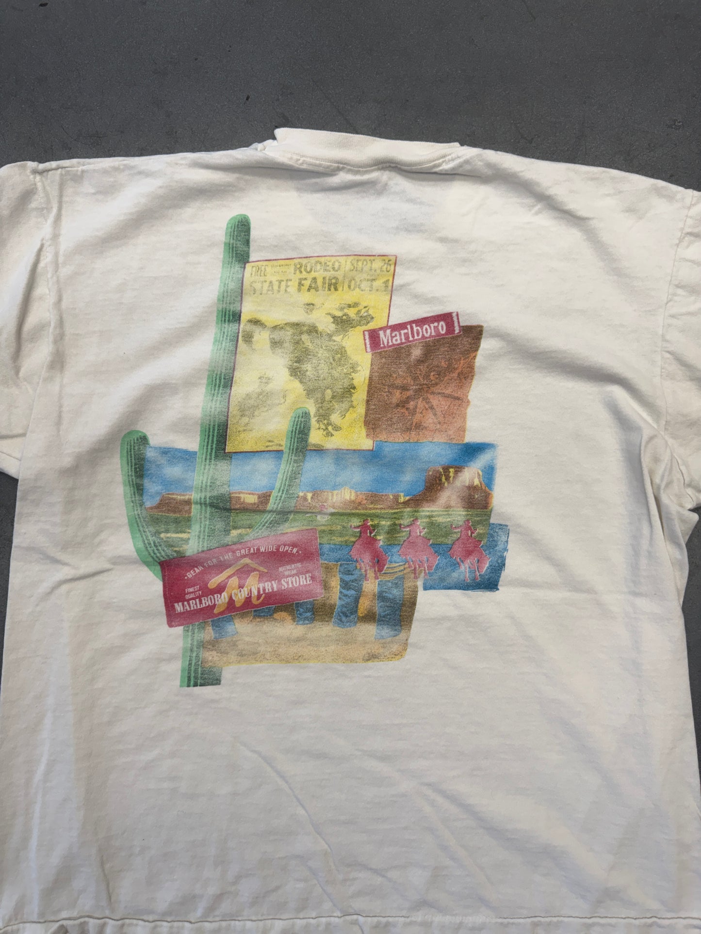 90'S MARLBORO COUNTRY STORE RODEO STATE FAIR POCKET TEE (FOTL TAG)