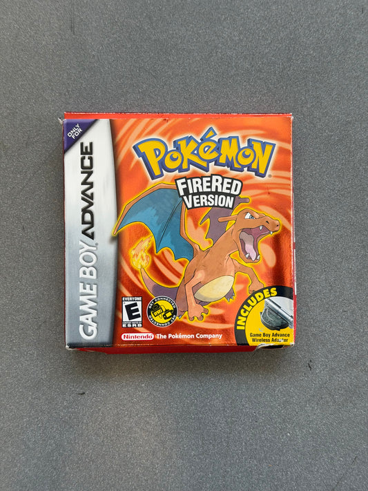 POKEMON FIRE RED NINTENDO (GBA) GAMEBOY ADVANCE BOX ONLY