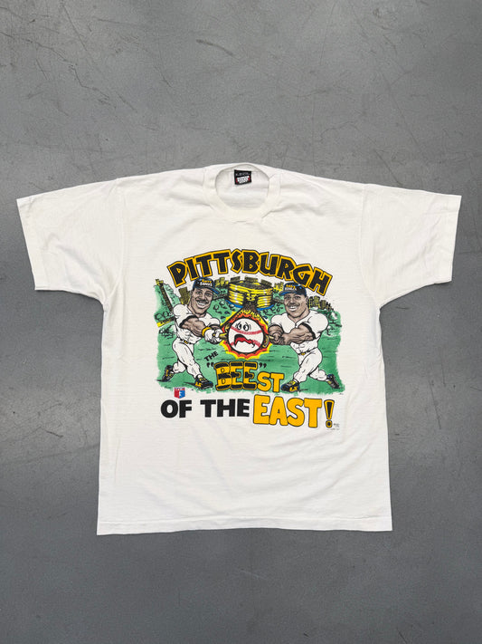 90S PITTSBURGH PIRATES 'THE BEEST OF THE EAST' TEE (SCREEN STARS TAG)