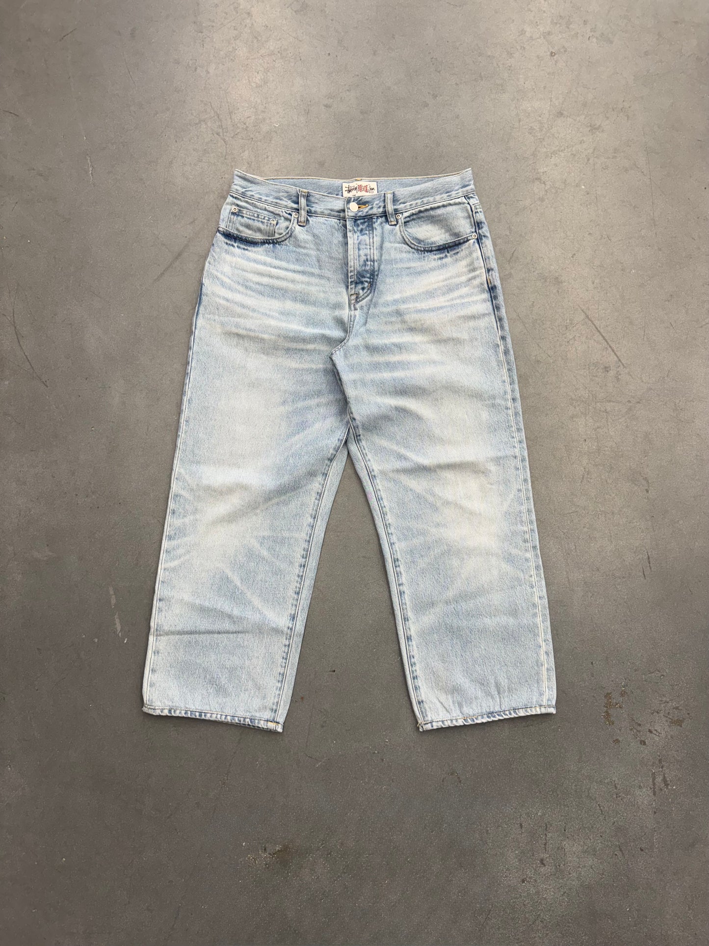 STUSSY "BIG OL" JEANS LIGHT WASH