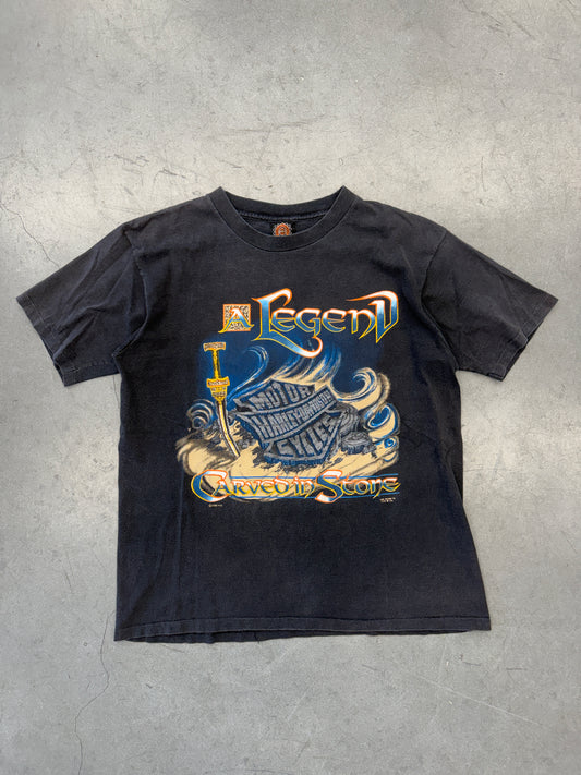 1996 HARLEY-DAVIDSON A LEGEND CARVED IN STONE TEE