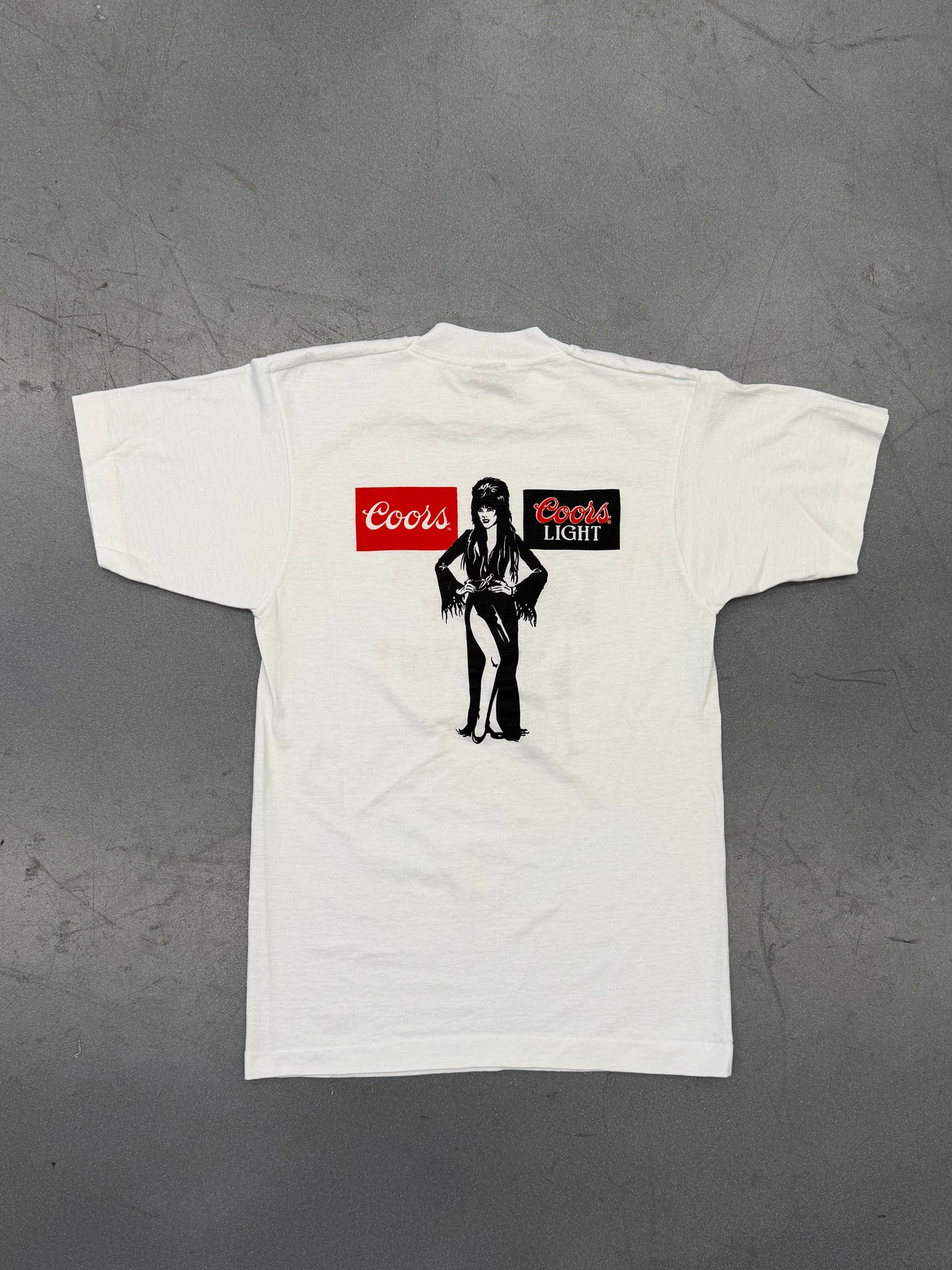 80S ELVIRA COORS MISTRESS OF THE DARK TEE (SCREEN STARS TAG)