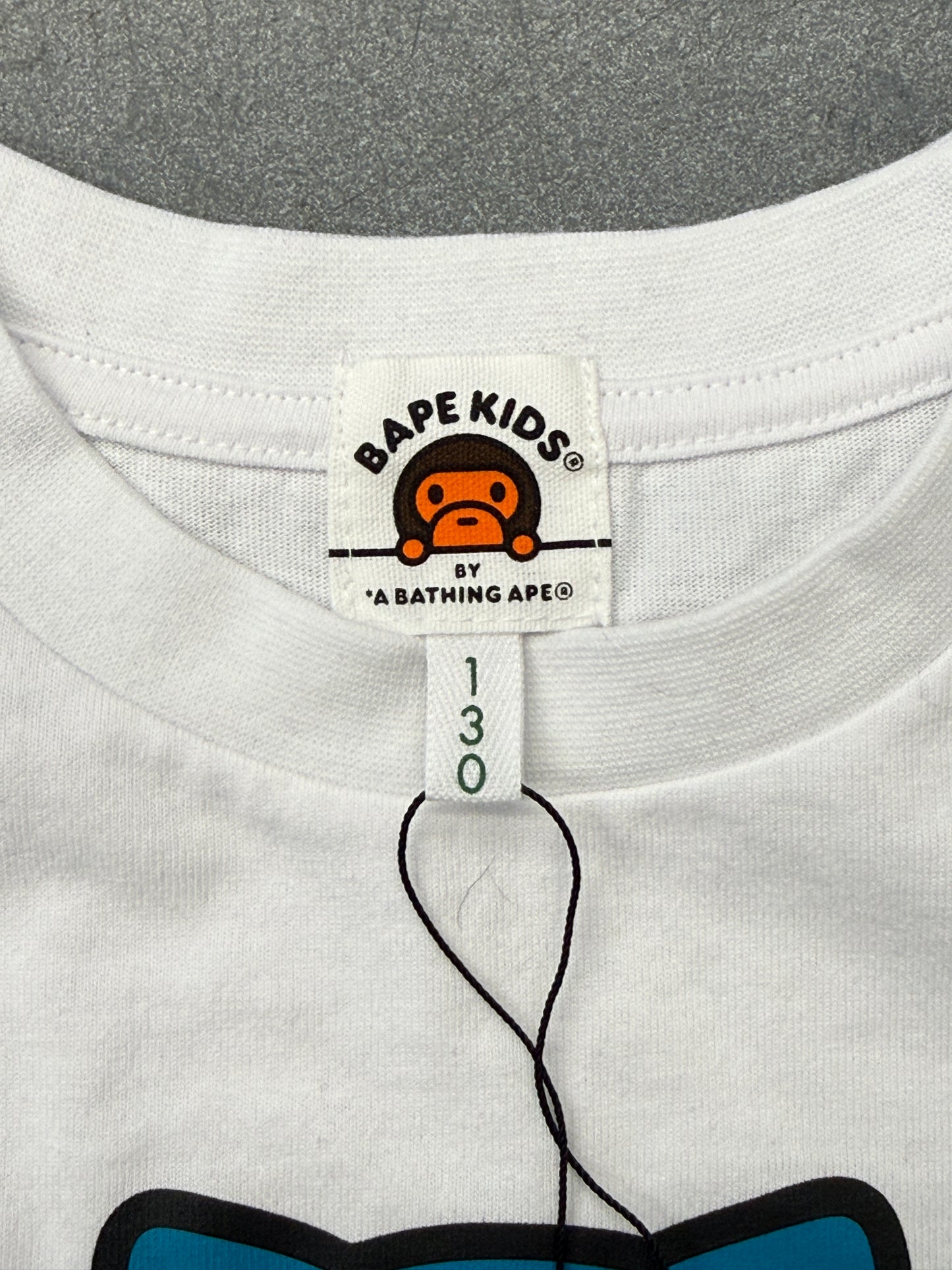 BAPE KIDS SNORLAX AND PIKACHU POKEMON TEE - WHITE