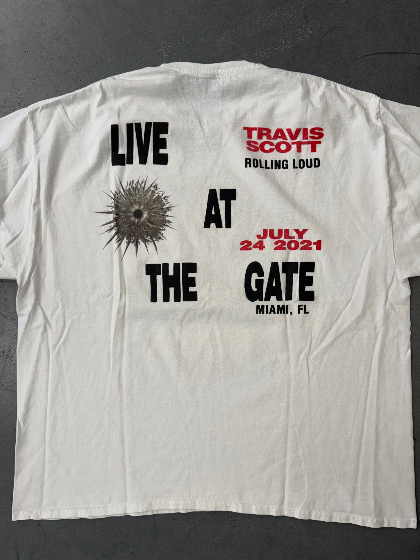 2021 TRAVIS SCOTT "A PORTAL TO OUR WORLD" ROLLING LOUD TEE