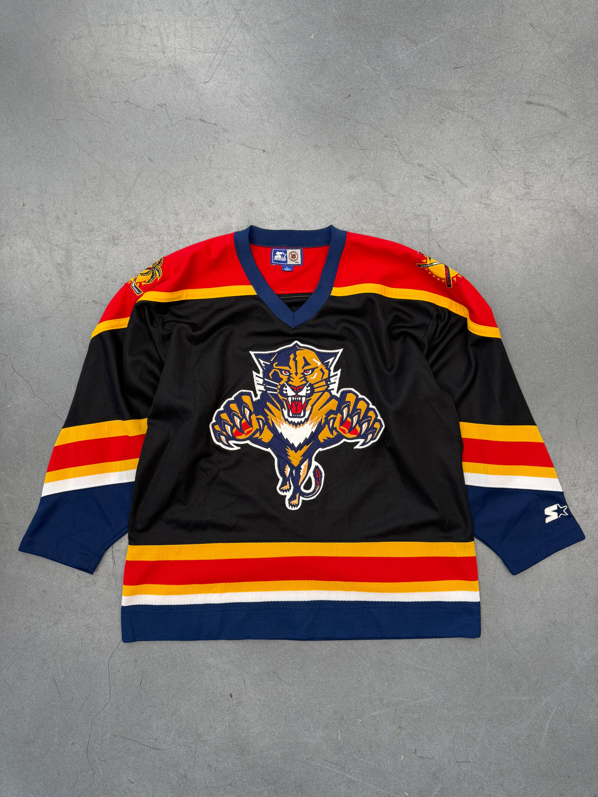 90'S FLORIDA PANTHERS STARTER NHL HOCKEY JERSEY - BLACK