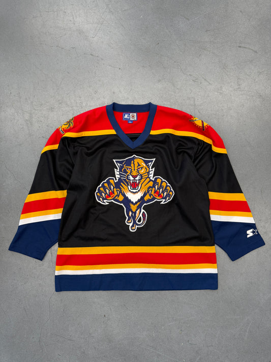 90'S FLORIDA PANTHERS STARTER NHL HOCKEY JERSEY - BLACK