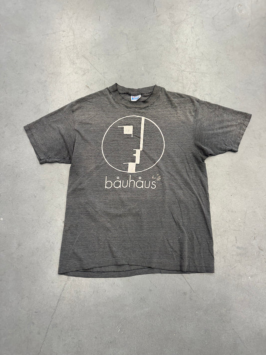 90S BAUHAUS FACE LOGO TEE (HANES TAG)