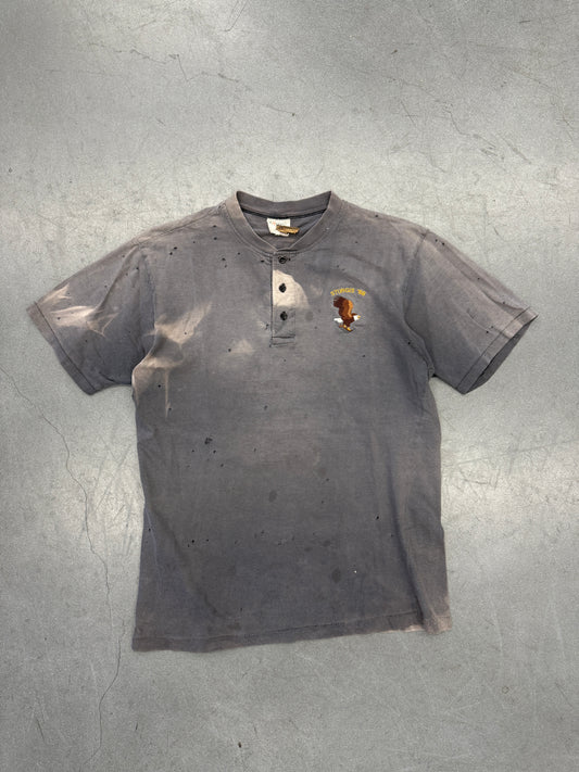 1988 48TH ANNUAL BLACK HILLS CLASSIC STURGIS FADED HENLEY SHIRT (HANES TAG)