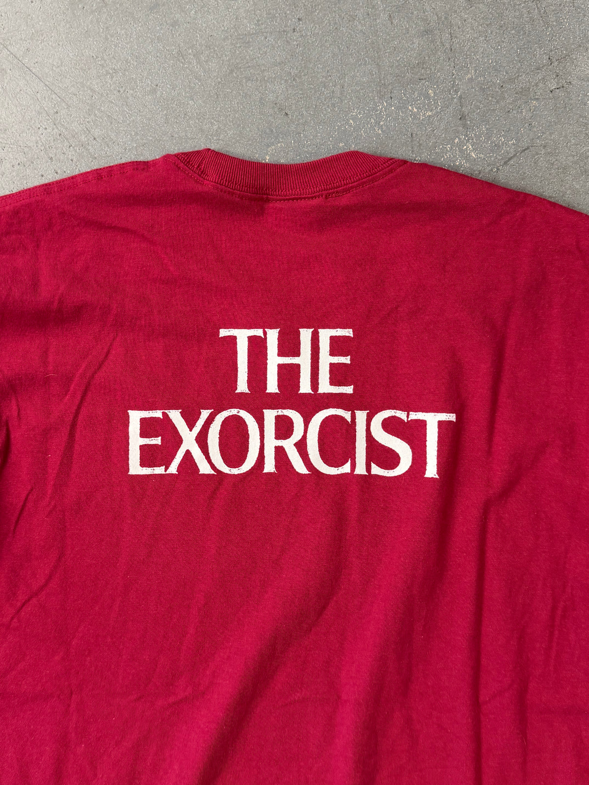 FW25 SUPREME THE EXORCIST PUKE TEE - CARDINAL