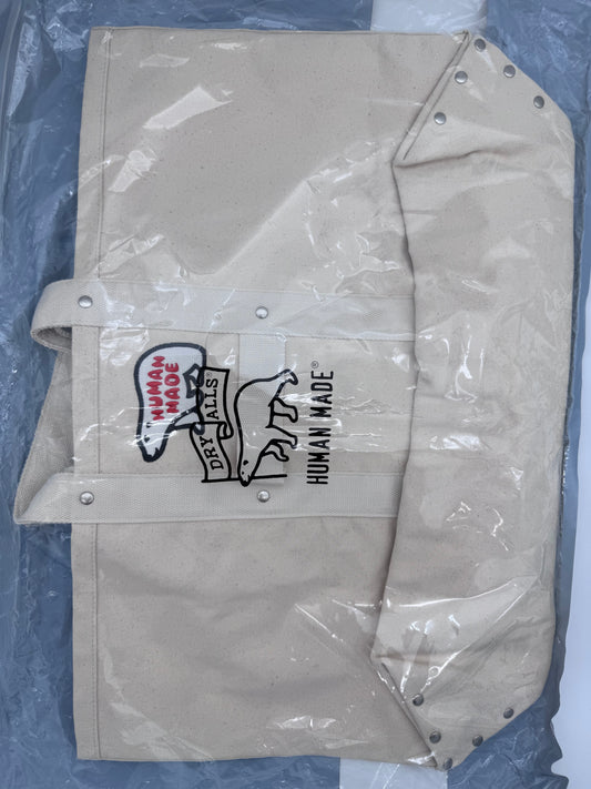 HUMAN MADE POLAR BEAR AND HEART LARGE TOTE BAG