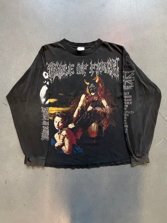 1997 CRADLE OF FILTH THE RAPE AND RUIN OF EUROPE LS TEE (HEAVY COTTON TAG)