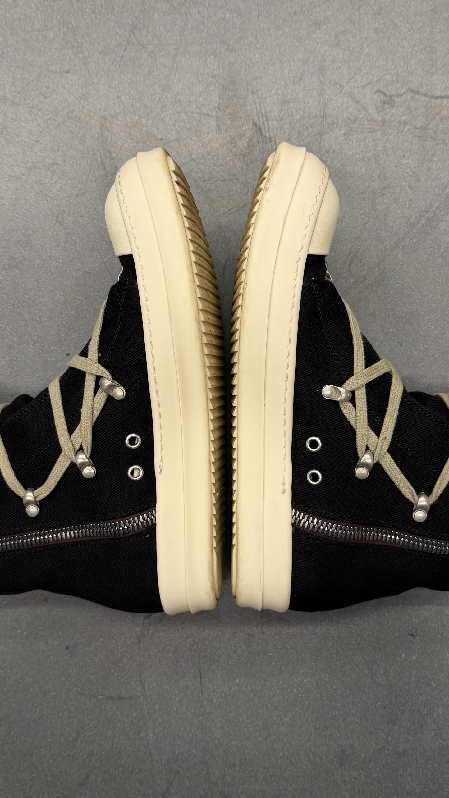 RICK OWENS DRKSHDW HEXA HIGH-TOP SNEAKERS