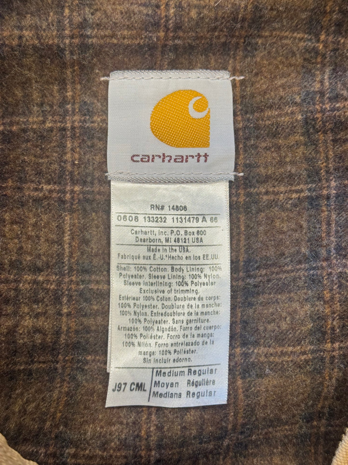 90S CARHARTT DETROIT JACKET (J97 CML)