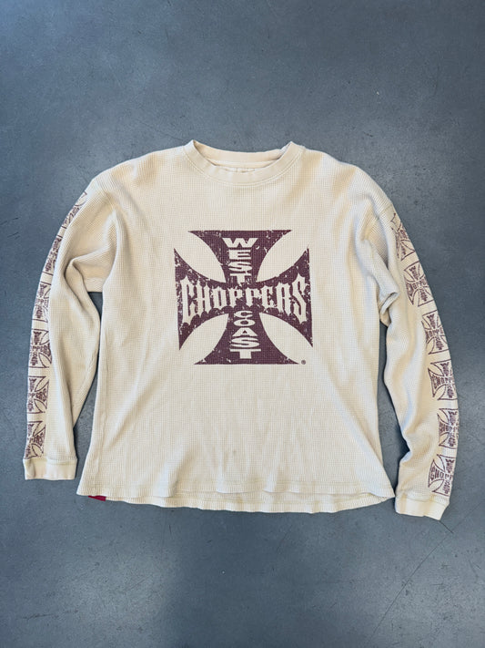 2000'S WEST COAST CHOPPERS LS THERMAL TAN/RED (JESSE JAMES TAG)