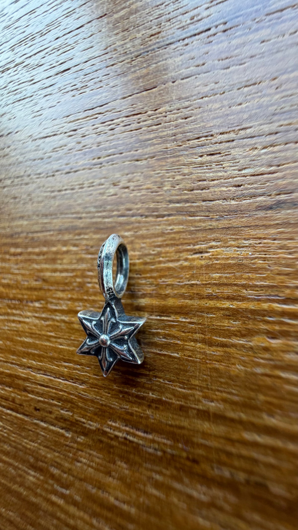CHROME HEARTS STAR #A SILVER STACK CHARM