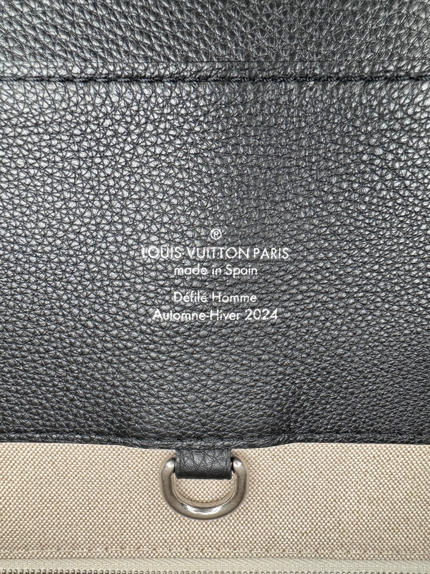 2024 LOUIS VUITTON STEAMER 40 BLACK LEATHER