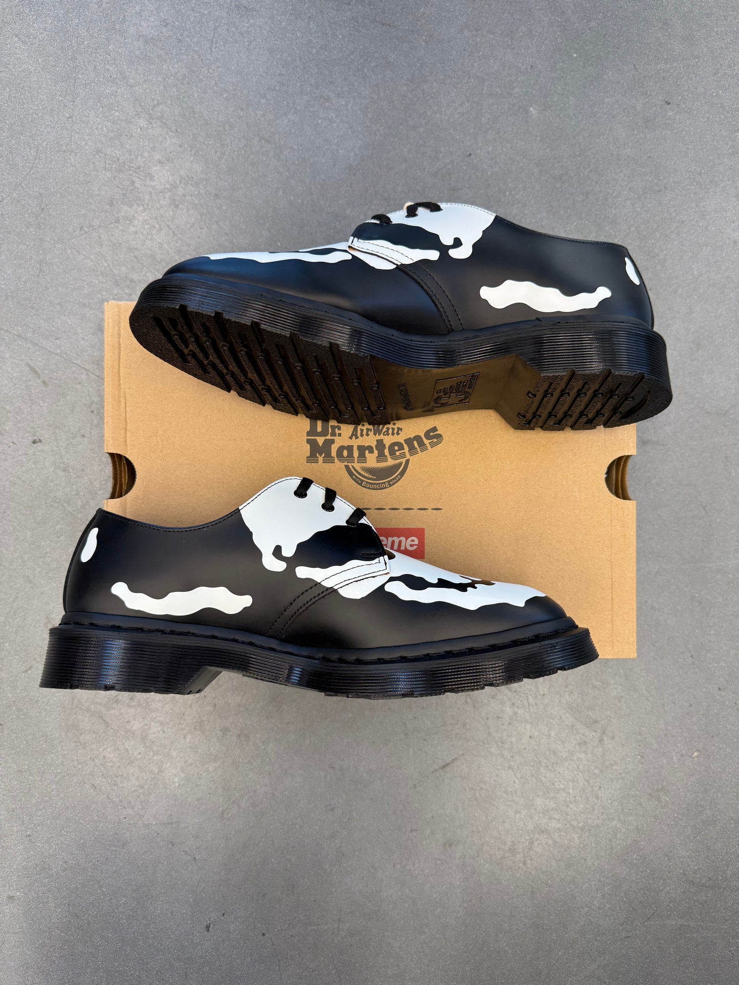 FW25 SUPREME DR. MARTENS 1461 3-EYE SHOE - BLACK