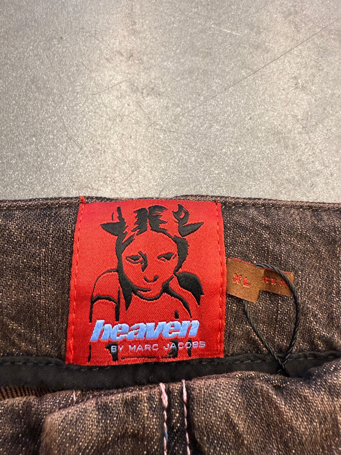 HEAVEN BY MARC JACOBS JACOBS DETACHED WAISTBAND FLARE JEANS