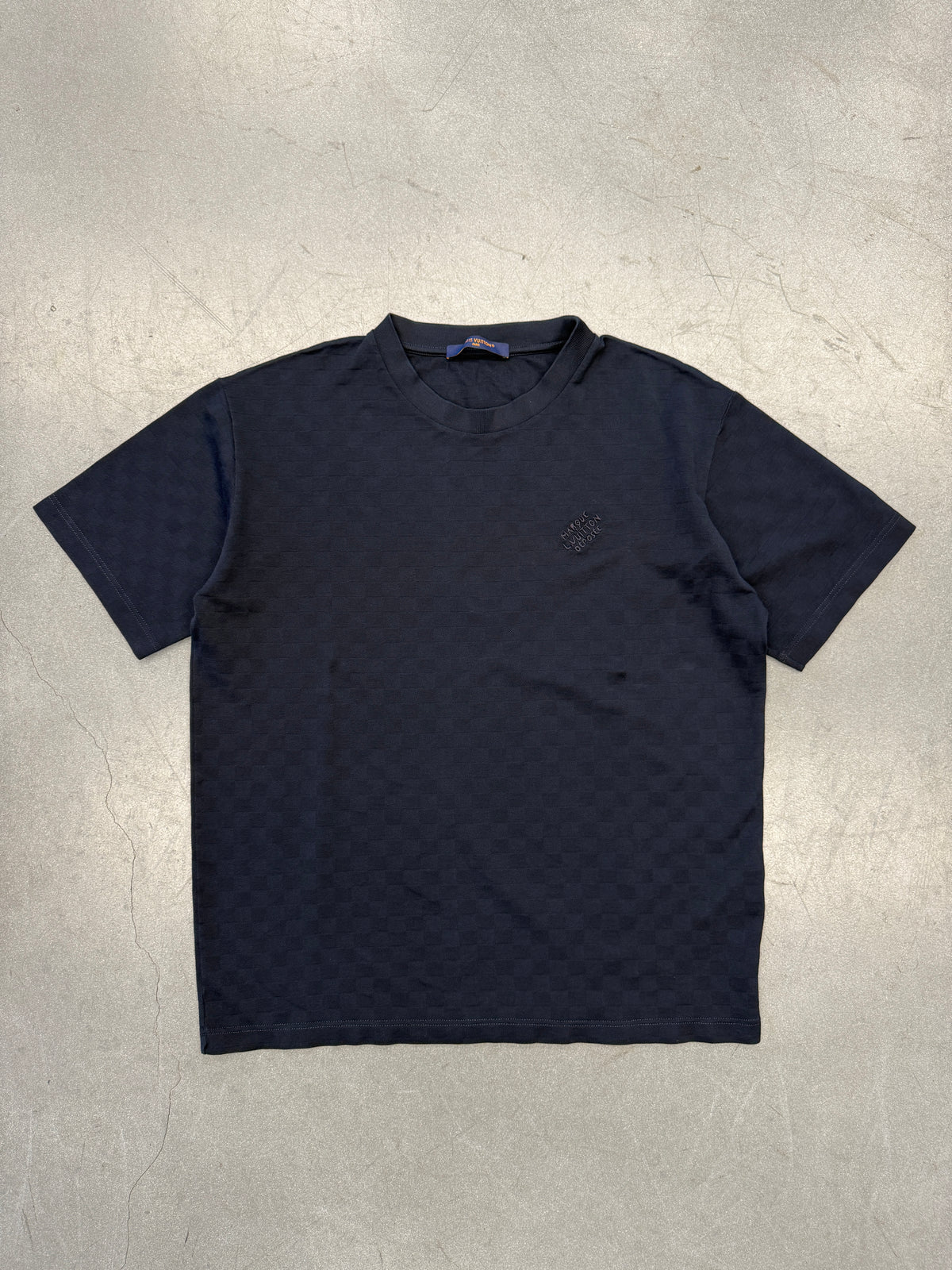 LOUIS VUITTON DAMIER COTTON PIQUE TEE