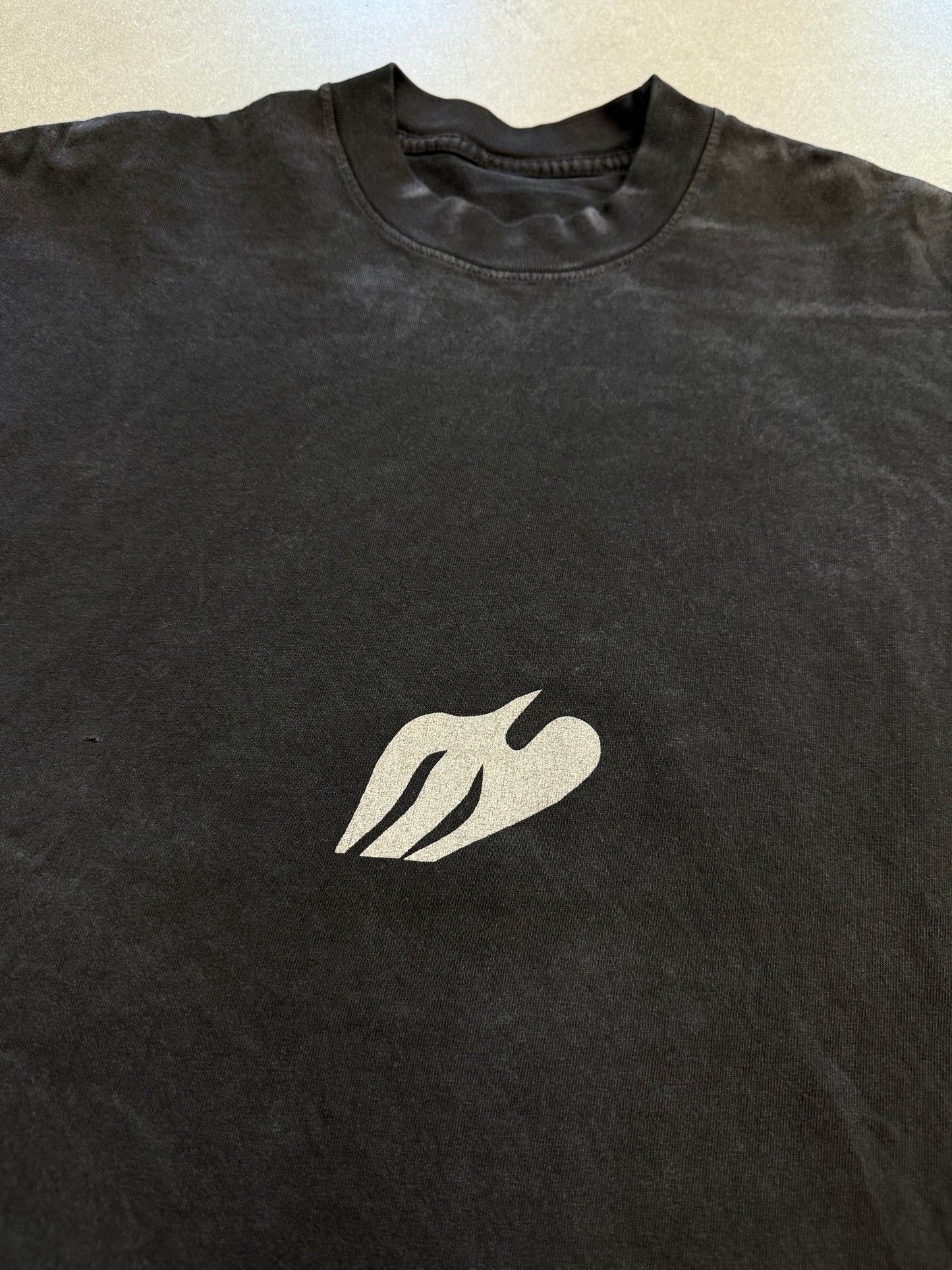 KANYE WEST DONDA DOVES S/S CROPPED HOMECOMING TEE - BLACK (OS)