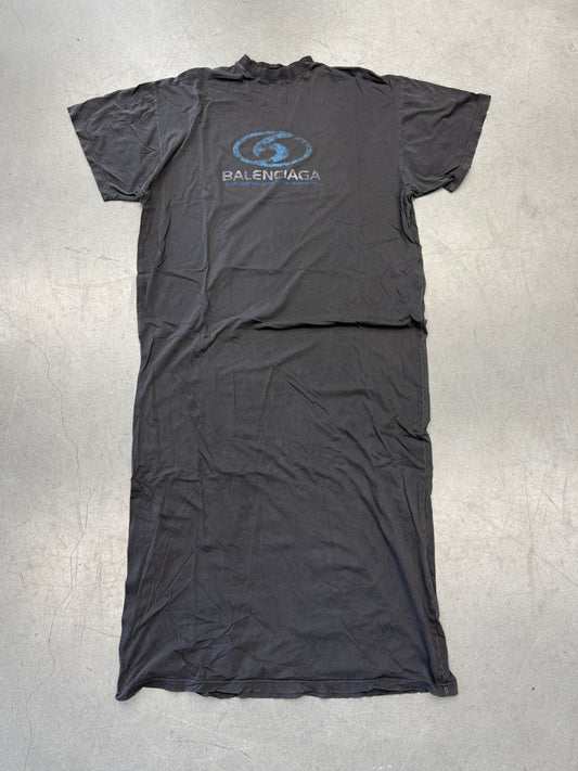 FW17 BALENCIAGA "AUTHENTIC SPORTS APPAREL" LONG T-SHIRT DRESS