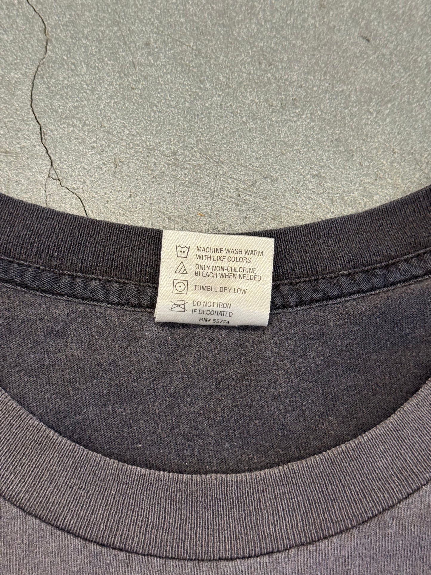 2000 BIKETOBERFEST BOOT HILL SALOON ACROSS FROM THE CEMETERY POCKET TEE (MURINA TAG)
