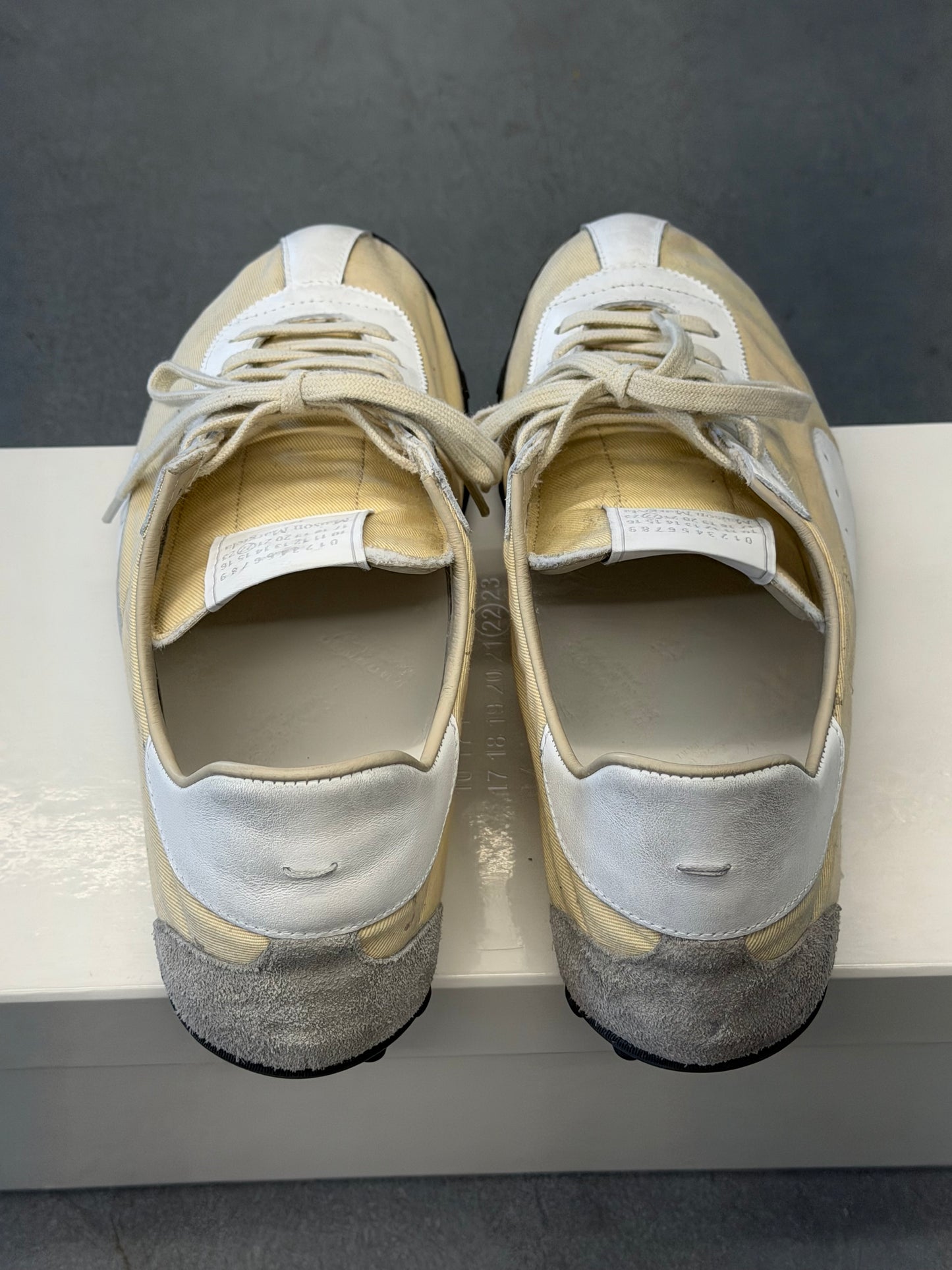MAISON MARGIELA SPRINTER SNEAKERS - CREAM (W/BOX)