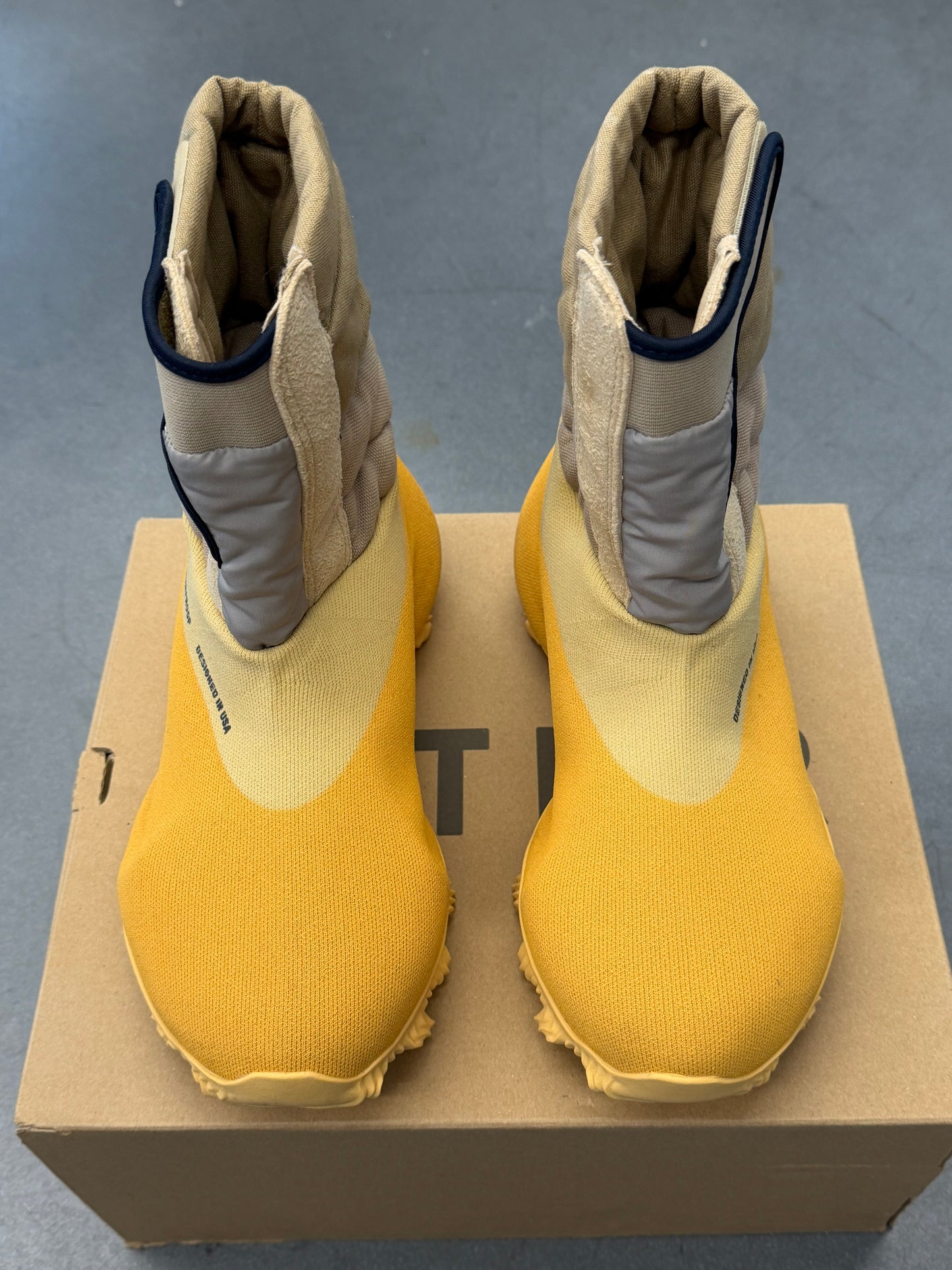2021 ADIDAS YEEZY KNIT RNR BOOT - SULFUR (W/BOX)