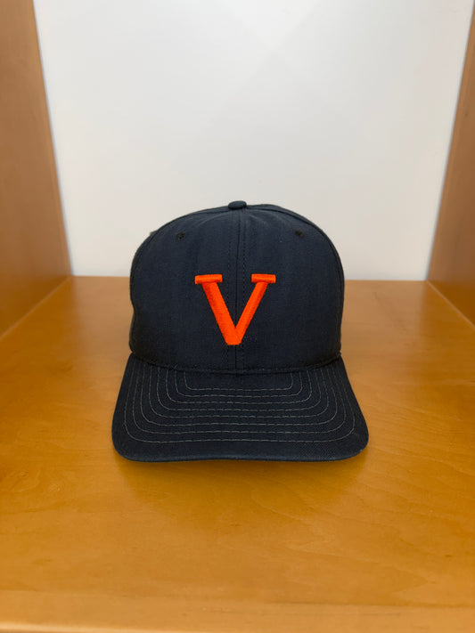 80'S VINTAGE UNIVERSITY OF VIRGINIA SNAPBACK HAT AS SEEN IN EDWARD SCISSORHANDS  (NEW ERA TAG)