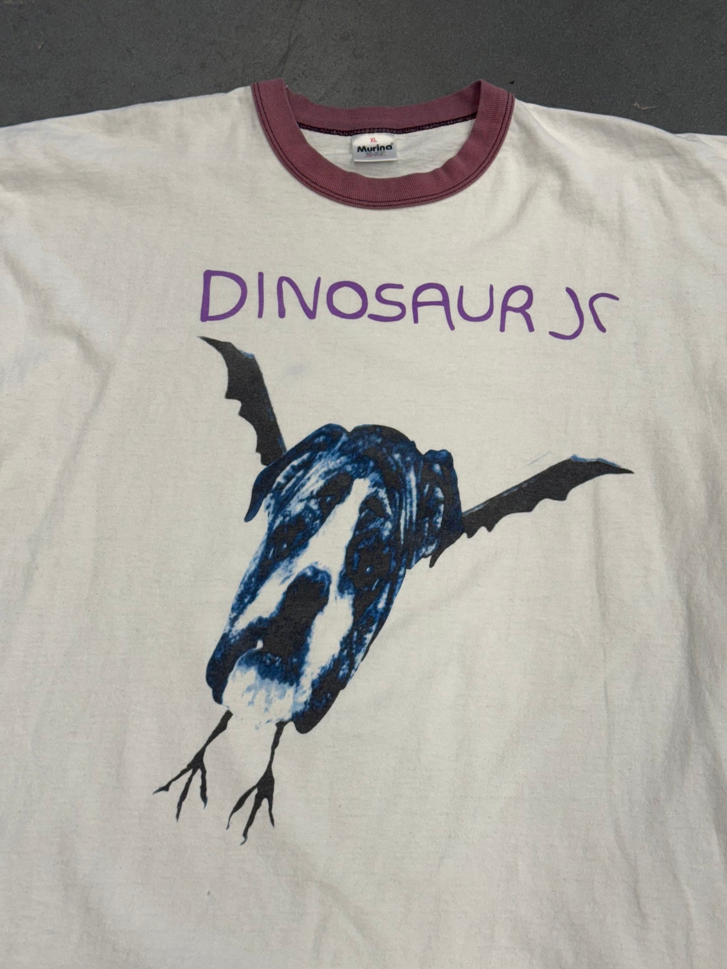 DINOSAUR JR. DOG WITH BAT WINGS RINGER TEE (MURINA TAG)