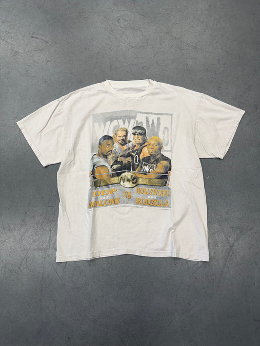1998 WCW DENNIS RODMAN AND HULK HOGAN TEE (PULLED TAG)