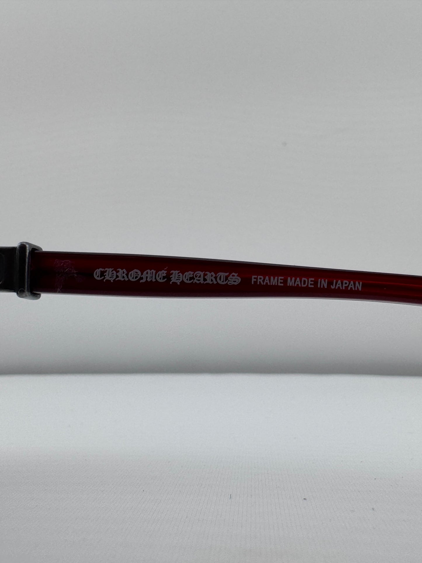 VINTAGE CHROME HEARTS 'THE BEAST III' BLACK RED (PRE-OWNED WITH CASE)
