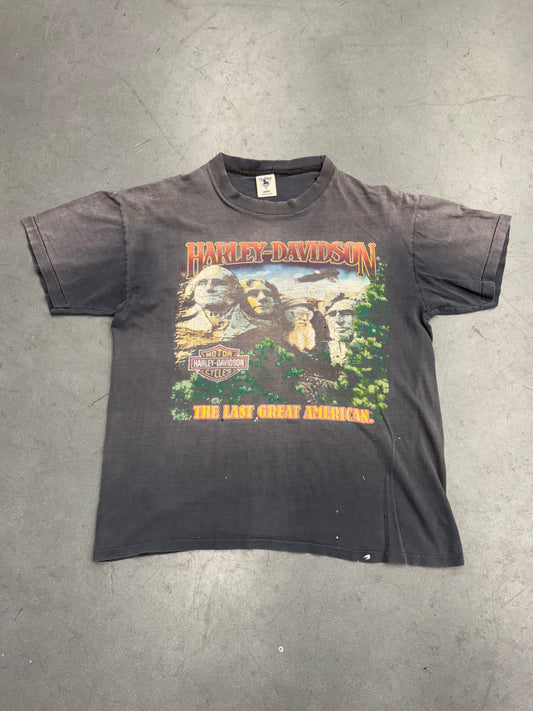 1988 HARLEY-DAVIDSON WASHINGTO D.C. " THE LAST GREAT AMERICAN" TEE (HOLOUBEK TAG)