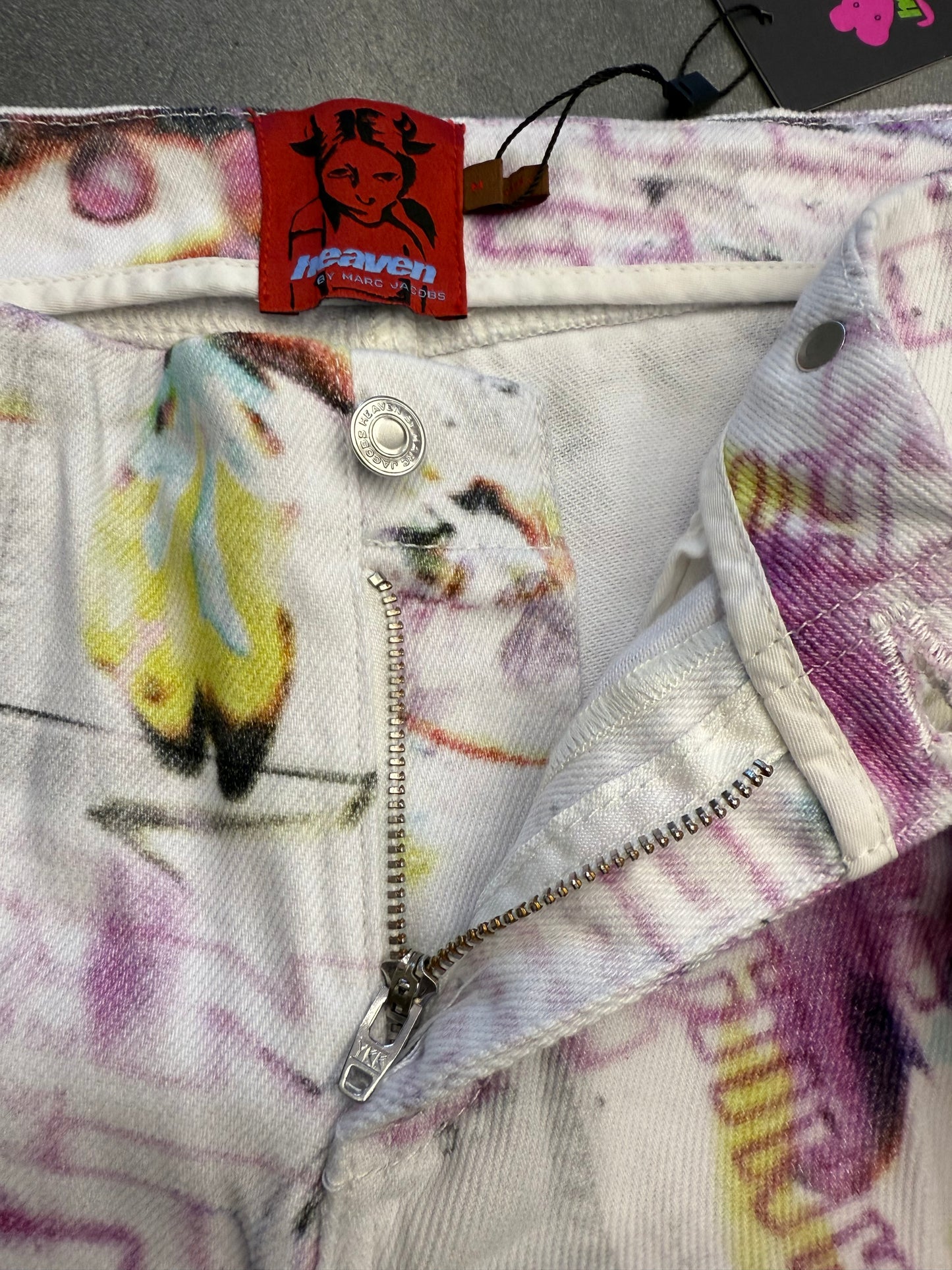 HEAVEN BY MARC JACOBS DON'T THINK FLARED STAR JEANS