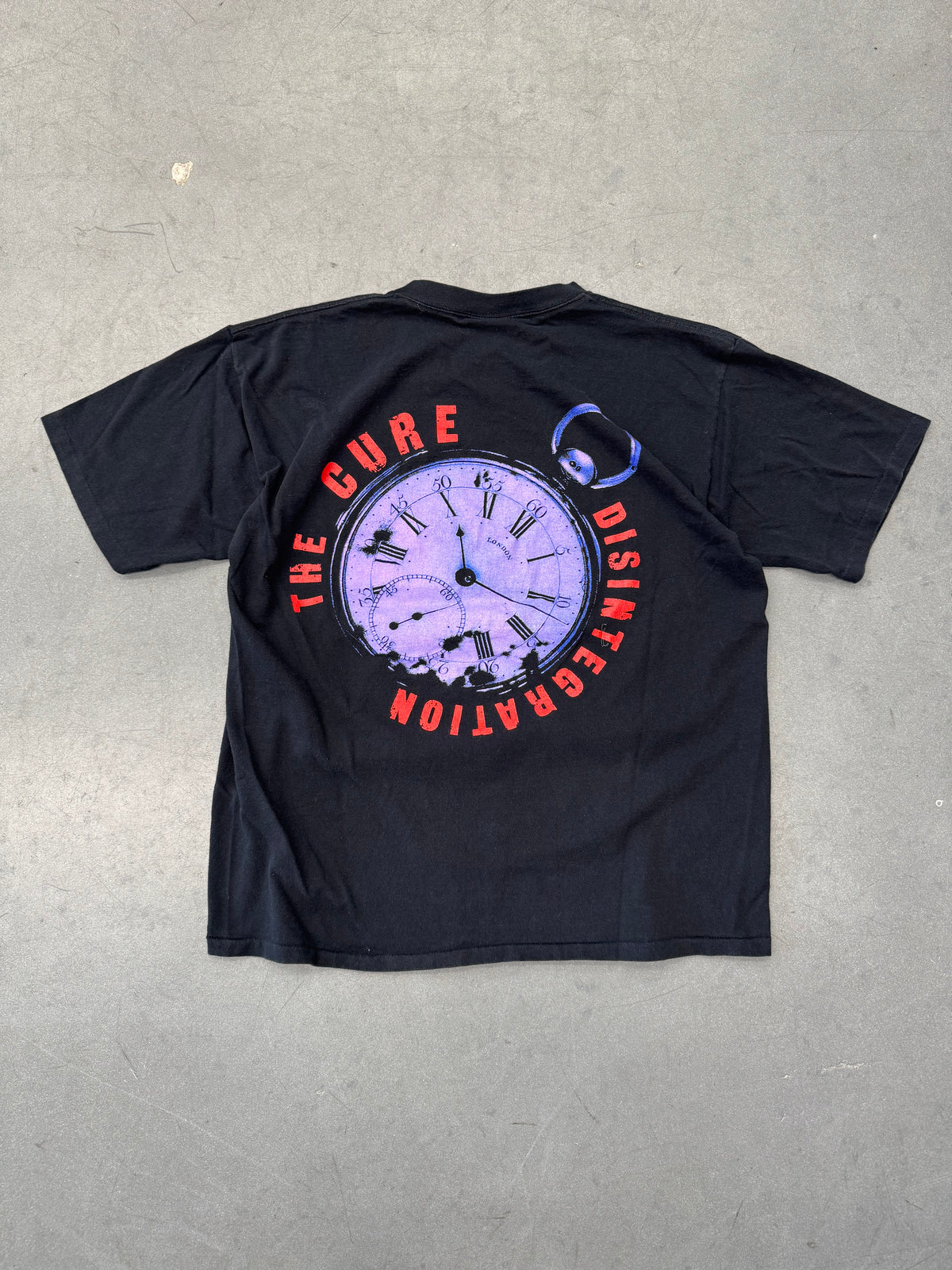 1989 THE CURE DISINTEGRATION TEE (ALL SPORT EVENTS TAG)