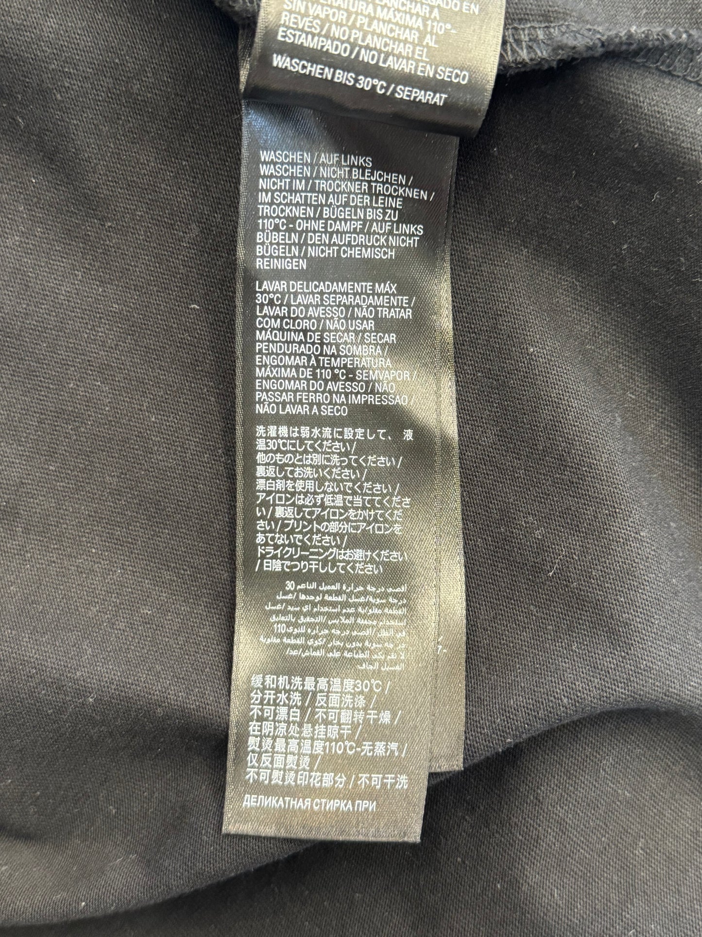 BALENCIAGA ADIDAS CENTER LOGO LS TEE