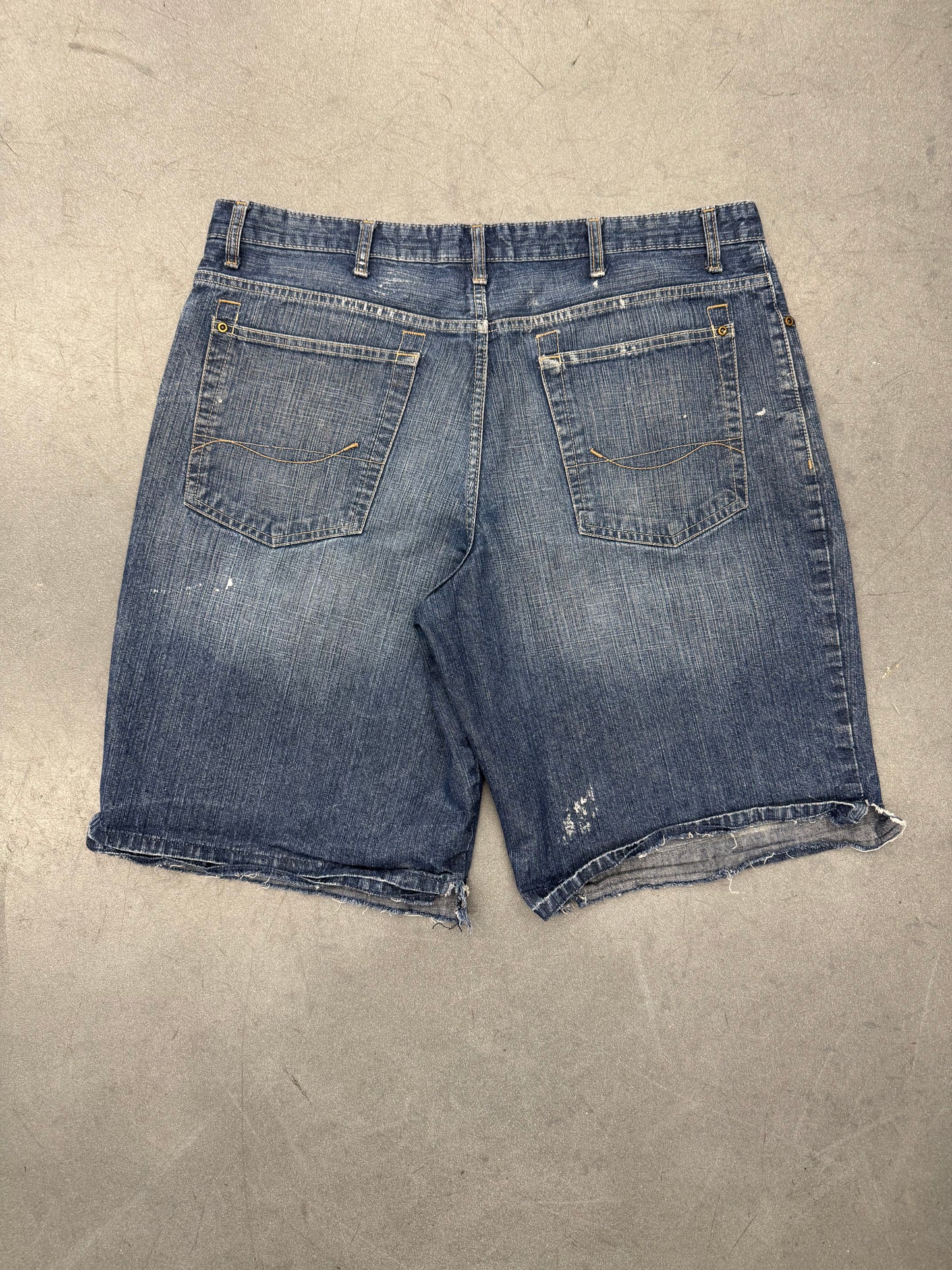 ROUTE 66 ORIGINAL CLOTHING PAINTER JEAN SHORTS